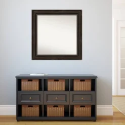 32" X 32" Non-Beveled Stately Bronze Wall Mirror - Amanti Art -Home Furniture GUEST afa9c21b 8afb 4c3d 95c7 7aa6dd0b6742