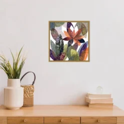 16" X 16" Melodia Otonal By Daniela Fedele Framed Canvas Wall Art - Amanti Art -Home Furniture GUEST b0157b8f a3df 42d2 a65d 0ae585826eee