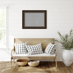 34"x26" Villa Framed Magnetic Board Oil Rubbed Bronze - Amanti Art: Metal, Wall Mount, No Choking Hazard -Home Furniture GUEST b0b59a73 c9ce 4d5e 9d18 c5ebf42ead4a