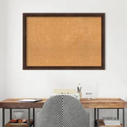 39"x27" Narrow Wood Frame Natural Cork Board Warm Walnut - Amanti Art: Wall Mounted, Bulletin Display 19 39"x27" Narrow Wood Frame Natural Cork Board Warm Walnut - Amanti Art: Wall Mounted, Bulletin Display -Home Furniture GUEST b14ee37c ee73 43d5 b438 72bb3bb91aab