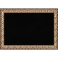 Amanti Art Florentine Gold Wood Framed Corkboard, Black Cork -Home Furniture GUEST b1df42eb 961d 42db bec8 14f02ea91c17