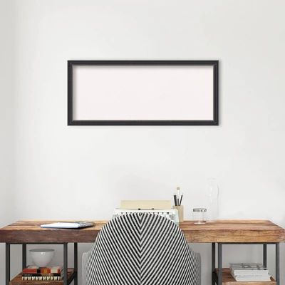 32"x14" Stylish Wood Frame White Cork Board Black - Amanti Art: Bulletin Board, Wall Mounted, Office & Home Decor 8 32"x14" Stylish Wood Frame White Cork Board Black - Amanti Art: Bulletin Board, Wall Mounted, Office & Home Decor - Image 6