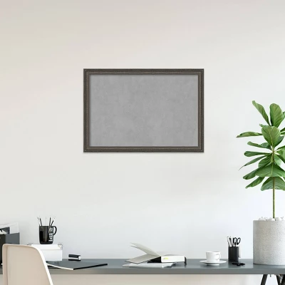 39"x27" Upcycled Framed Magnetic Board Brown/Gray - Amanti Art 8 39"x27" Upcycled Framed Magnetic Board Brown/Gray - Amanti Art - Image 6