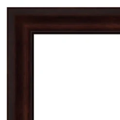 33" X 27" Non-Beveled Bathroom Wall Mirror Coffee Bean Brown - Amanti Art -Home Furniture GUEST b564d05d 4c2c 4c79 bb34 6da9c2eed1c5 1