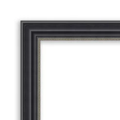 Amanti Art 38"x26" Stylish Wood Frame Gray Cork Board Black : Wall Mount Bulletin Board For Office & Bedroom -Home Furniture GUEST b5cce44d 8597 4c62 b163 6fe4f2e71f66 4