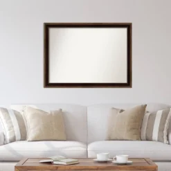 42" X 31" Non-Beveled Corded Bronze Wall Mirror - Amanti Art -Home Furniture GUEST b815795d 264e 454e b961 edda79f01437