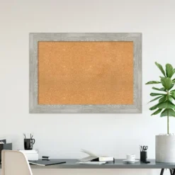 Amanti Art Dove Greywash Framed Corkboard, Natural Cork -Home Furniture GUEST b99a0577 76ba 4924 9c37 975f836ccb1e