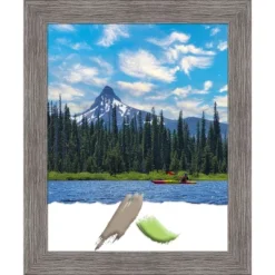 Amanti Art Pinstripe Plank Grey Narrow Picture Frame -Home Furniture GUEST b9acdb23 79a4 48c2 b31b ae8353eb211e