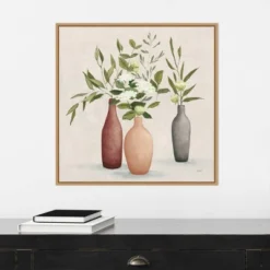 22" X 22" Natural Bouquet I Gray By Julia Purinton Framed Canvas Wall Art Light Brown - Amanti Art 14 22" X 22" Natural Bouquet I Gray By Julia Purinton Framed Canvas Wall Art Light Brown - Amanti Art -Home Furniture GUEST bb7ac022 9668 4049 b0c3 e8a322f9e174