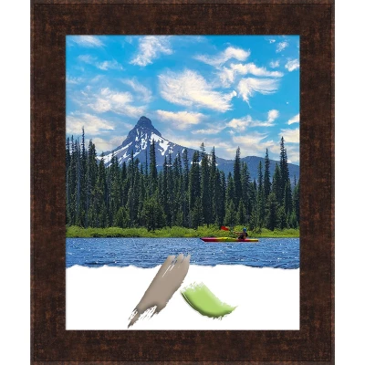 Amanti Art William Mottled Bronze Narrow Picture Frame 8 Amanti Art William Mottled Bronze Narrow Picture Frame - Image 6