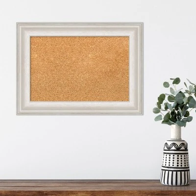 Amanti Art Trio White Wash Framed Corkboard, Natural Cork 6 Amanti Art Trio White Wash Framed Corkboard, Natural Cork - Image 4