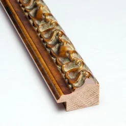 Amanti Art Antique Bronze Non-Beveled Wood Bathroom Wall Mirror