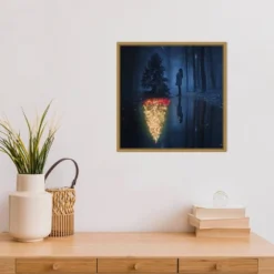 16" X 16" The Hope Of Christmas Tree By Terry F Framed Canvas Wall Art - Amanti Art -Home Furniture GUEST c105dec0 e213 47a1 bc97 95bf91e103be