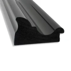 24" X 30" Non-Beveled Colonial Bathroom Wall Mirror Black - Amanti Art