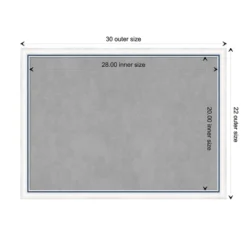 30"x22" Morgan Framed Magnetic Board White/Blue - Amanti Art: Metal, Wall Mount, No Choking Hazard 20 30"x22" Morgan Framed Magnetic Board White/Blue - Amanti Art: Metal, Wall Mount, No Choking Hazard -Home Furniture GUEST c3fa6171 4b15 46ae 98e8 a6117d4e1807