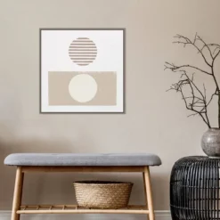 22" X 22" Reflection II Neutral By Moira Hershey Framed Canvas Wall Art Gray Wash - Amanti Art 18 22" X 22" Reflection II Neutral By Moira Hershey Framed Canvas Wall Art Gray Wash - Amanti Art -Home Furniture GUEST c8b4573f 2729 4307 abce 3ab8ea303c93