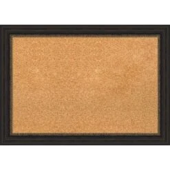Amanti Art Accent Bronze Narrow Framed Corkboard, Natural Cork -Home Furniture GUEST c8c36458 c9f6 41d1 8f3d ae28cff57f6b