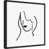 16" X 16" Muser II Woman By Isabelle Z Framed Canvas Wall Art Black - Amanti Art -Home Furniture GUEST c8f695be b8bb 4c26 be73 6810457c7cbe