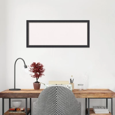 32"x14" Stylish Wood Frame White Cork Board Black - Amanti Art: Bulletin Board, Wall Mounted, Office & Home Decor 10 32"x14" Stylish Wood Frame White Cork Board Black - Amanti Art: Bulletin Board, Wall Mounted, Office & Home Decor - Image 8