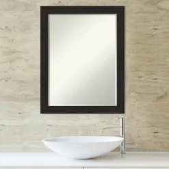 Furniture Espresso Narrow Petite Bevel Bathroom Wall Mirror -Home Furniture GUEST c9f152f0 5a90 4aac b7fd 164cb78914c9
