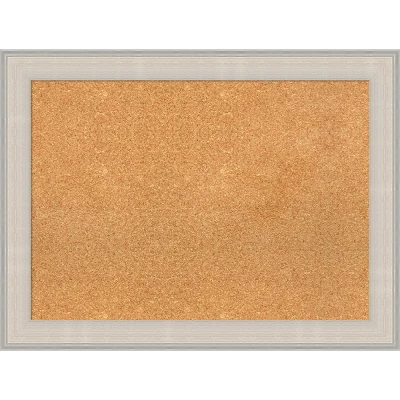 32"x24" Cottage Wood Frame Natural Cork Board White/Silver - Amanti Art: Wall Mounted, Bulletin Display, Office Decor 12 32"x24" Cottage Wood Frame Natural Cork Board White/Silver - Amanti Art: Wall Mounted, Bulletin Display, Office Decor - Image 10