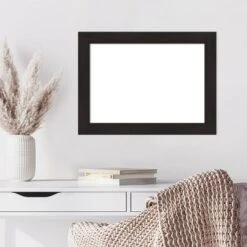 Amanti Art Furniture Espresso Narrow Framed Magnetic Dry Erase Board -Home Furniture GUEST cae2f6ff d1e7 459b 82c3 5729ec81219a