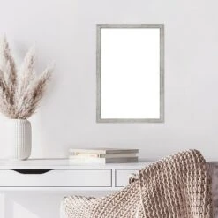 Amanti Art Shiplap White Narrow Framed Dry Erase Magnetic Board -Home Furniture GUEST cb521726 a335 4466 b4c9 25696f3bc40c