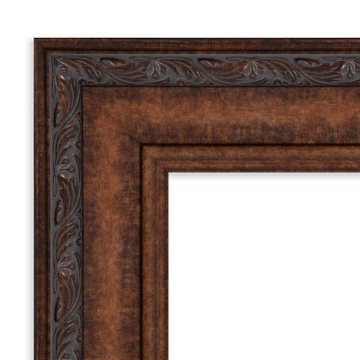 38" X 32" Non-Beveled Decorative Bronze Wall Mirror - Amanti Art 4 38" X 32" Non-Beveled Decorative Bronze Wall Mirror - Amanti Art - Image 2