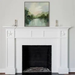 30" X 30" Cool Spring Day By Silvia Vassileva Framed Canvas Wall Art Print - Amanti Art -Home Furniture GUEST cc19759e 2e49 4b4a a6cc 5d23ef103e6e