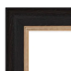 25" X 31" Non-Beveled Vogue Black Bathroom Wall Mirror - Amanti Art -Home Furniture GUEST cc21f0c5 36e5 48cd 8f5a 5dd7147ca33a
