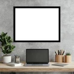 Amanti Art Jet Black Framed Dry Erase Magnetic Board -Home Furniture GUEST ccd56ffb 7c4d 4520 8fcf d08b381bbddc