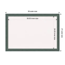 Amanti Art 39"x27" Upcycled Wood Frame White Cork Board Teal/Gray : Wall Mounted, Bulletin Board 20 Amanti Art 39"x27" Upcycled Wood Frame White Cork Board Teal/Gray : Wall Mounted, Bulletin Board -Home Furniture GUEST cce406fc 68e8 4130 8df7 2a0c5798c837