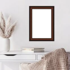 Amanti Art Cyprus Walnut Narrow Framed Dry Erase Magnetic Board -Home Furniture GUEST ccfdd81d a773 427f ab76 d13f69ca8988