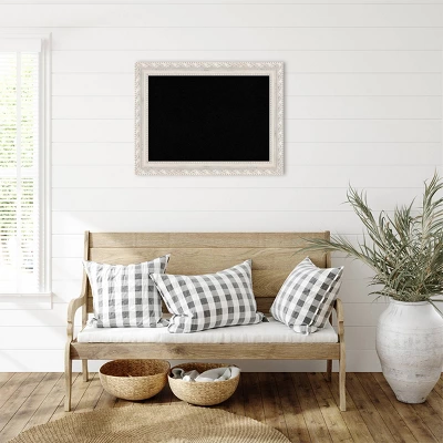 34"x26" Opera Wood Frame Black Cork Board Off-White - Amanti Art 6 34"x26" Opera Wood Frame Black Cork Board Off-White - Amanti Art - Image 4