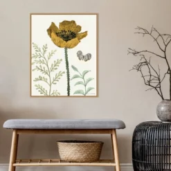 22" X 28" Springtime II Warm By Sara Zieve Miller Framed Canvas Wall Art Light Brown - Amanti Art -Home Furniture GUEST ce1792bb 575e 4d17 b02b 69615edf7390