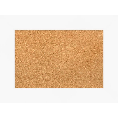 Amanti Art Cabinet White Framed Corkboard, Natural Cork 8 Amanti Art Cabinet White Framed Corkboard, Natural Cork - Image 6