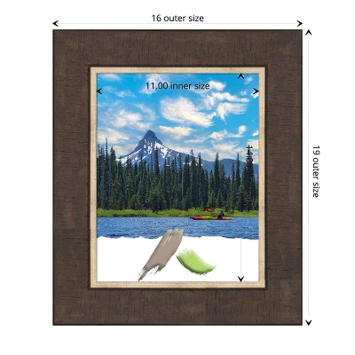 Amanti Art Lined Bronze Picture Frame 5 Amanti Art Lined Bronze Picture Frame - Image 3