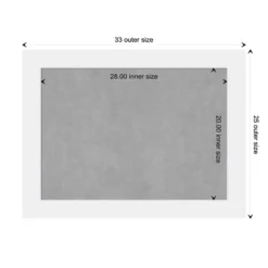 Amanti Art Corvino Wood Framed Magnetic Board -Home Furniture GUEST d1690a58 111e 4888 9937 fd6092a01da1