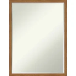 Amanti Art Carlisle Narrow Petite Bevel Wood Bathroom Wall Mirror -Home Furniture GUEST d17d7ed9 dcf8 4070 856d a0b4f004b8f8
