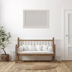 42"x30" Opera Wood Frame Gray Cork Board Off-White - Amanti Art -Home Furniture GUEST d23a6ca0 8591 4bdf a307 748e7d523e26