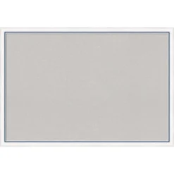 Amanti Art 38"x26" Morgan Wood Frame Gray Cork Board White/Blue - : Wall Mounted Bulletin Board, Custom Framed, Organizational Tool -Home Furniture GUEST d31638f3 14c9 47c3 b8ad fc8650fcbe57