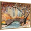 24" X 18" Autumn In New York Study I By Samuel Dixon Framed Canvas Wall Art - Amanti Art -Home Furniture GUEST d4360158 2df9 4633 8cfb f42b40219124