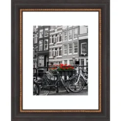 Amanti Art Ashton Black Wood Picture Frame -Home Furniture GUEST d4efd470 10ec 4626 88e3 d5c9ab721267
