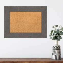 Amanti Art Rustic Plank Framed Corkboard, Natural Cork -Home Furniture GUEST d5135f78 505d 44cd b8fe a67c12ccd62f