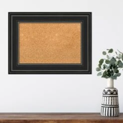 Amanti Art Ridge Framed Corkboard, Natural Cork -Home Furniture GUEST d7c151a6 9030 4b94 b463 0cc90ea469e5