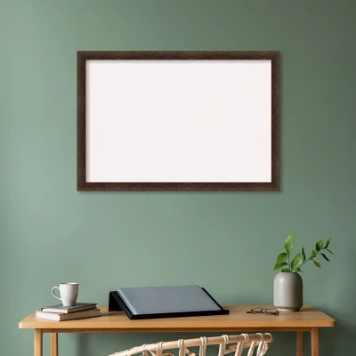 39"x27" Narrow Wood Frame White Cork Board Warm Walnut - Amanti Art: Bulletin Board, Wall Mounted, Office Decor 9 39"x27" Narrow Wood Frame White Cork Board Warm Walnut - Amanti Art: Bulletin Board, Wall Mounted, Office Decor - Image 7