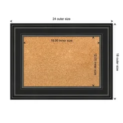 Amanti Art Ridge Framed Corkboard, Natural Cork -Home Furniture GUEST d85b8c61 0d40 4007 af48 e97c4a1c411c