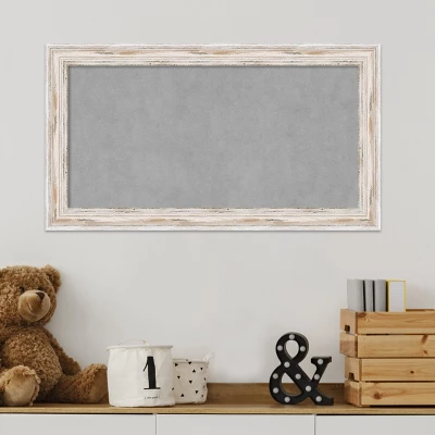 Amanti Art Alexandria White Wash Narrow Framed Magnetic Board 27 X 15 In. 5 Amanti Art Alexandria White Wash Narrow Framed Magnetic Board 27 X 15 In. - Image 3