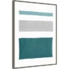 22" X 30" Painted Weaving IV Blue Green By Piper Rhue Framed Canvas Wall Art Gray Wash - Amanti Art -Home Furniture GUEST d998aba0 bae3 4707 bbdd fe3705457479
