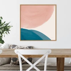 22" X 22" Eventide Pools II By Piper Rhue Framed Canvas Wall Art Light Brown - Amanti Art -Home Furniture GUEST d9f836f7 7c58 49f0 b23c ca0f5d8f944f